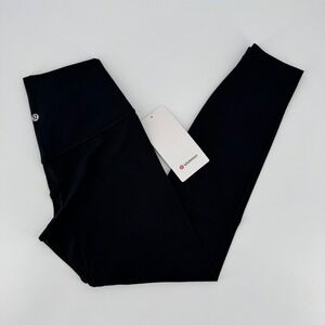 Lululemon Align HR Pant 28 Black Nulu High Rise Leggings LW5DITS Size 6‎ NEW